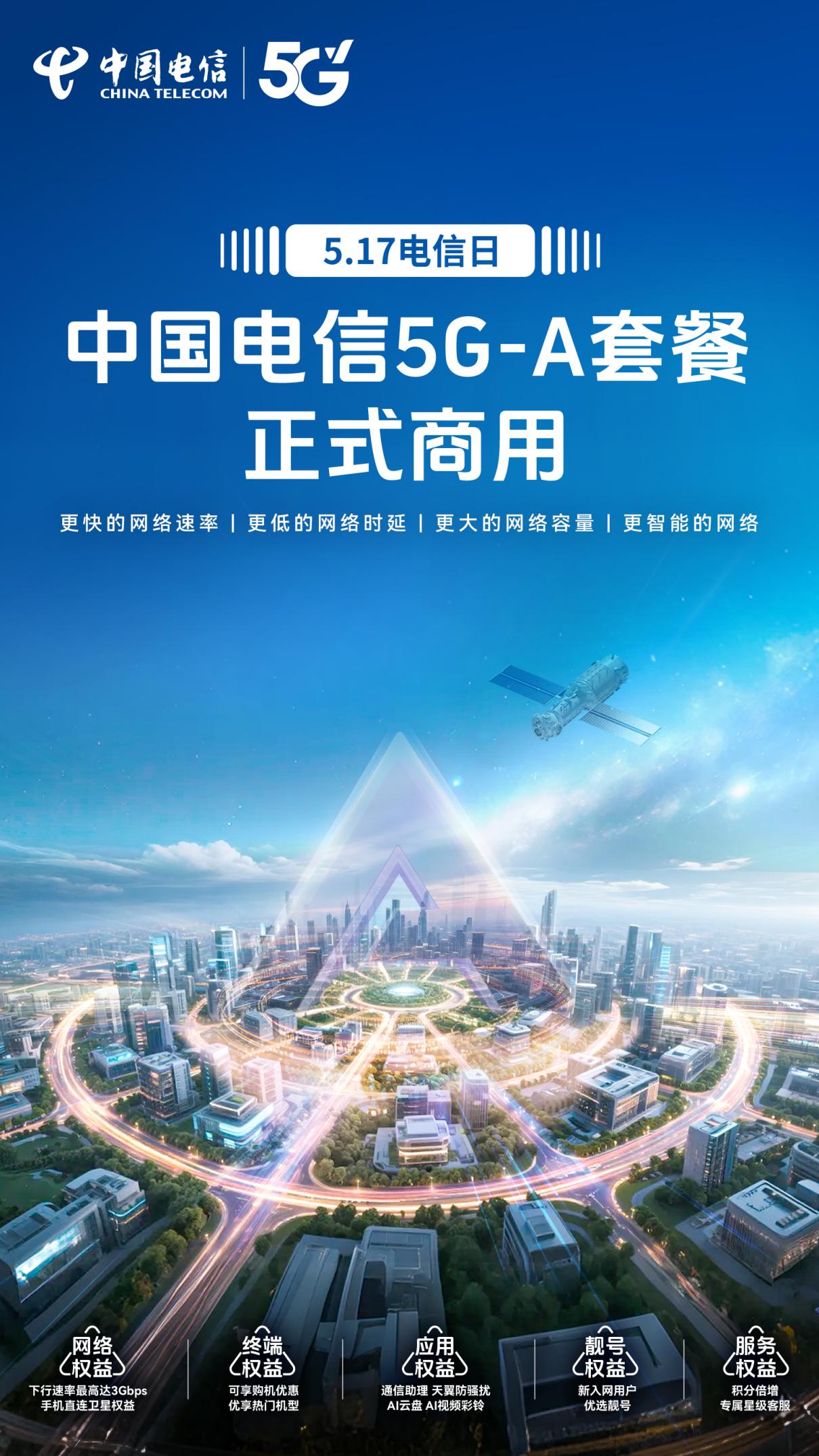 中国电信5G-A套餐正式商用